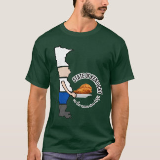 Staat Kentucky op het menu sinds 1792 T-shirt