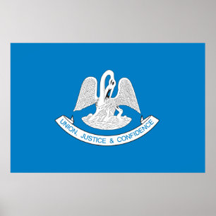 Staat Louisiana Poster