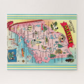 staat Maine 16x20 puzzel (Horizontaal)
