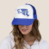 Staat maryland Shape Trucker Hat Trucker Pet (In situ)