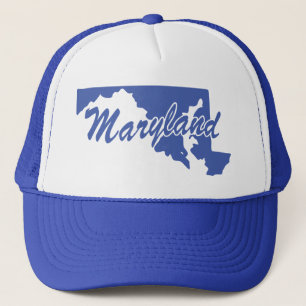 Staat maryland Shape Trucker Hat Trucker Pet
