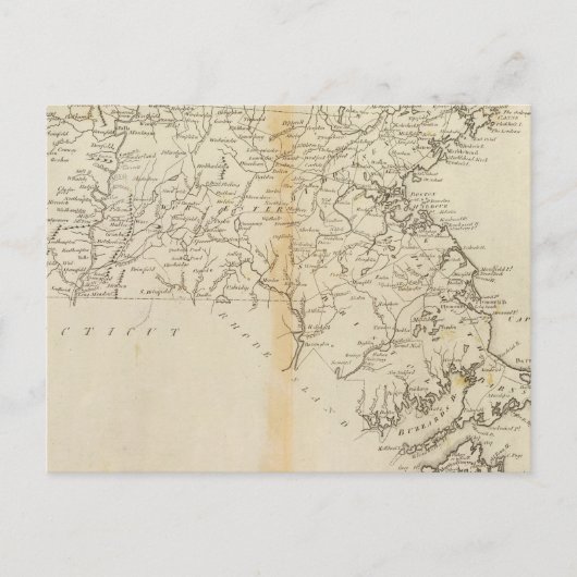 Staat Massachusetts 2 Briefkaart (Voorkant)