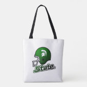 Staat Michigan Green Black Draagtas (Achterkant)