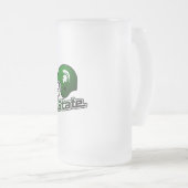 Staat Michigan Green Black Matglas Bierpul (Voorkant rechts)