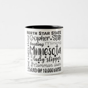 Staat/Minnesota Tweekleurige Koffiemok