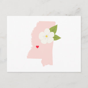 Staat Mississippi Briefkaart
