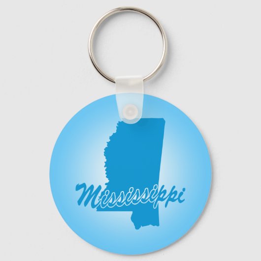 Staat Mississippi Sleutelhanger (Voorkant)