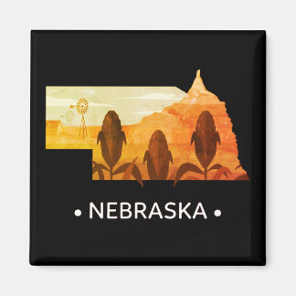 staat Nebraska Magnet Magneet