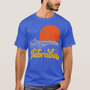 staat Nebraska Mid Century, verergerd A T-shirt
