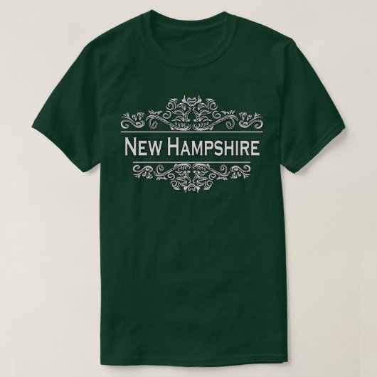 Staat New Hampshire T-shirt (Design voorkant)