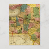 Staat New York door DH Burr Briefkaart (Voorkant)