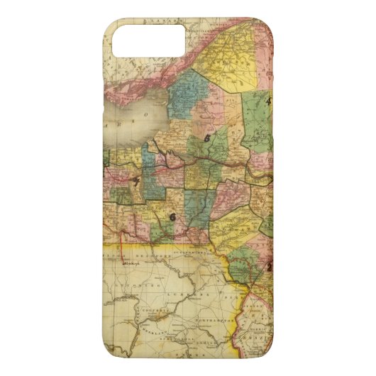 Staat New York door DH Burr Case-Mate iPhone Case (Achterkant)