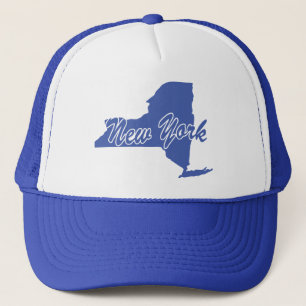 Staat New York Vorm Trucker Hoed Pet