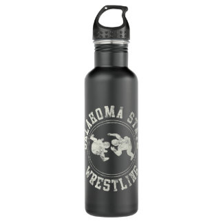 Staat Oklahoma Wrestling Logo Waterfles