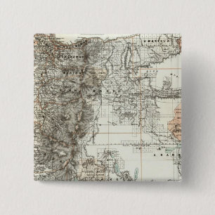 Staat Oregon Vierkante Button 5,1 Cm