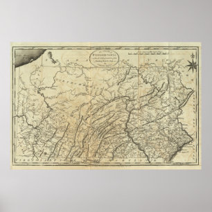 Staat Pennsylvania Poster
