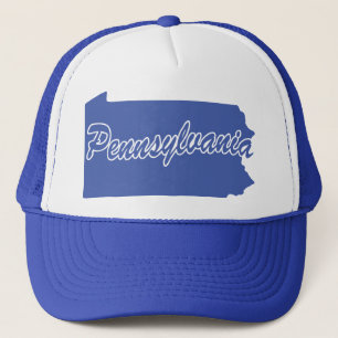 Staat Pennsylvania Shape Trucker Hat Pet