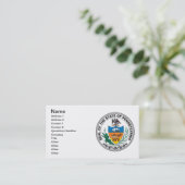 Staat Pennsylvania Visitekaartje (Staand voorkant)