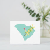Staat South Carolina Briefkaart (Staand voorkant)