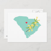 Staat South Carolina Briefkaart (Voorkant / Achterkant)