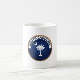 Staat South Carolina Flag Seal Koffiemok