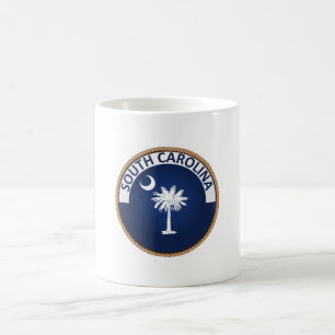 Staat South Carolina Flag Seal Koffiemok