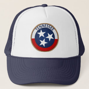 Staat Tennessee Flag Seal Trucker Hat Trucker Pet