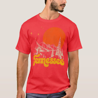  staat Tennessee Mid Century Distress T-shirt