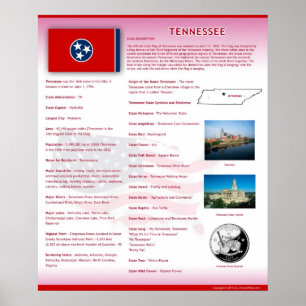 Staat Tennessee,TN-Posters Poster