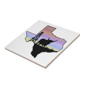 staat Texas Tegeltje (Zijkant)