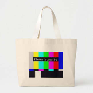 staat u alstublieft voor technische problemen ... grote tote bag
