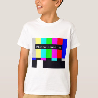 staat u alstublieft voor technische problemen ... t-shirt