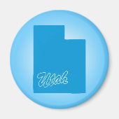 Staat Utah Magnet Magneet (Voorkant)