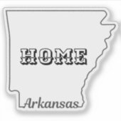 Staat van ARKANSAS Sticker (Voorkant)