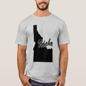 Staat van het T-shirt van de Idaho-vorm (Voorkant)