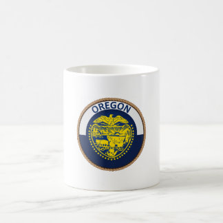 Staat van het vlaggenzegel van Oregon Koffiemok