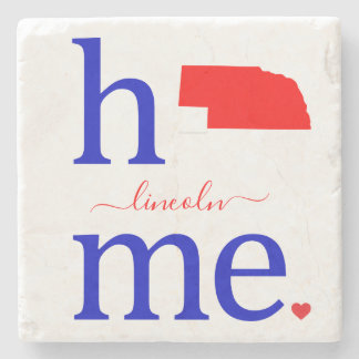 Staat van Nebraska Stone Onderzetter