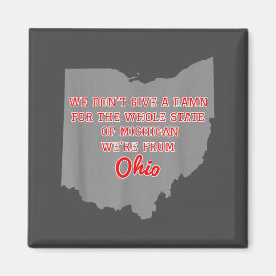 Staat van Ohio, we geven niets om Michigan Magneet