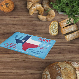 Staat van Texas Amazing Fact Glass Snijplank