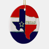STAAT VAN TEXAS KERAMISCH ORNAMENT (Rechts)