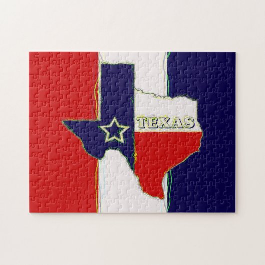 STAAT VAN TEXAS LEGPUZZEL (Horizontaal)
