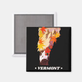  staat Vermont Magnet Magneet (Voorkant / Achterkant)