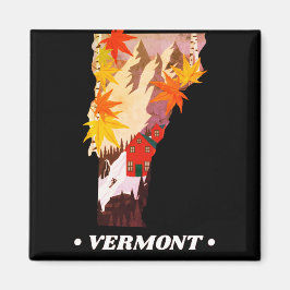  staat Vermont Magnet Magneet