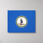 Staat Virginia Canvas Afdruk (Voorkant)