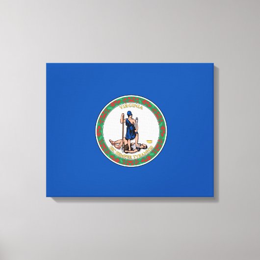 Staat Virginia Canvas Afdruk (Voorkant)
