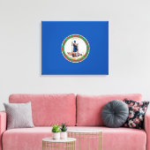 Staat Virginia Canvas Afdruk (Insitu (Woonkamer))