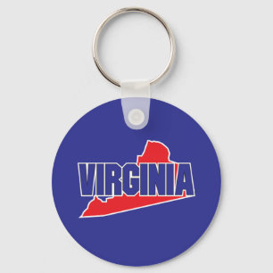 staat Virginia Sleutelhanger
