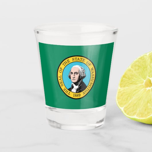 STAAT WASHINGTON SHOT GLAS (Voorkant)