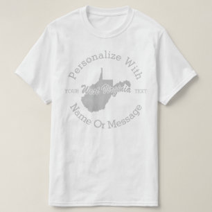 Staat West Virginia PERSONALIZED T-shirt