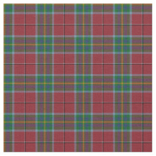 Staat West Virginia Tartan Print op Stof